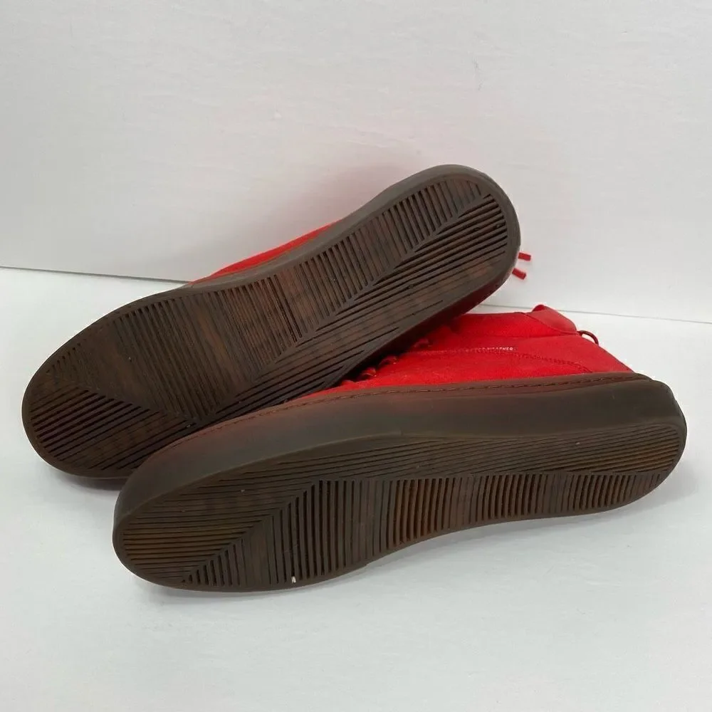 Clear Weather The One Ten Mid Top Sneaker Shoes Red Water Resistant Size 13